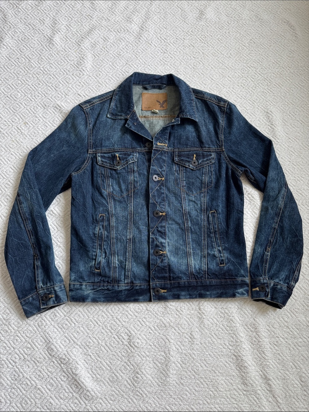 American Eagle Men's
Trucker Jean Jacket Sz M